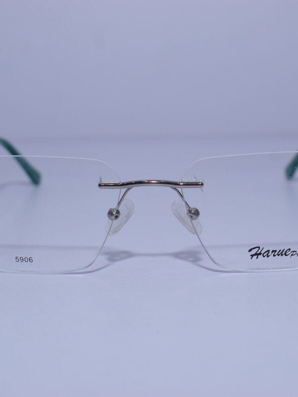 Harue frame less green Eye Wear