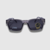 Grey Frame & Black Glass Sunglass